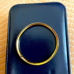 14k gold infant vintage bangle bracelet.